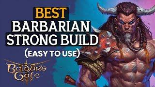 Baldur's Gate 3 Build: Best Barbarian Build For Beginners Thats Strong! (Easy To Use)