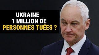 BELOUSSOV - L'OPÉRATION SPÉCIALE LES PERTES UKRAINIENNES  ÉLEVÉES À 1 MILLION DE PERSONNES