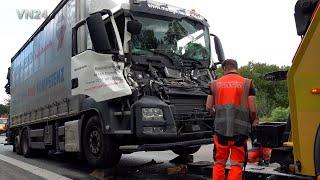 VN24 - Truck rear-end collision on the A45 freeway in Germany