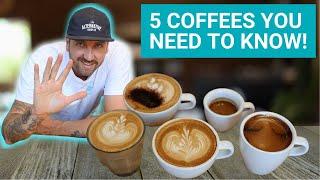 Becoming a Barista? (5 Coffees You Need to Know How to Make)