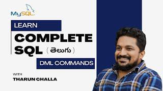 Complete SQL in Telugu - DML Commands #sql #dataanalysis #telugu