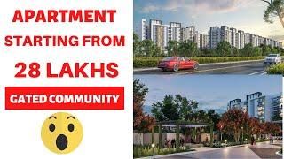 Gated Community Apartment in Just 28 Lakhs near to ORR Exit