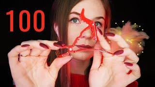 100 Ultra Fast ASMR Triggers in 3 Minutes