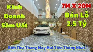 Tuyệt phẩm biệt thự phố 7x20M mặt tiền thang máy đường Thống Nhất P11 Gò Vấp| chủ ngộp bán lỗ 2.5 tỷ