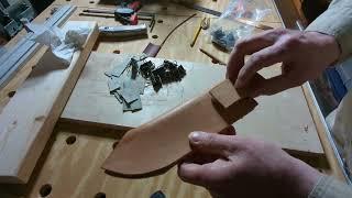 Making A Fixed Blade Knife Part 10 Starting The Leather Sheath