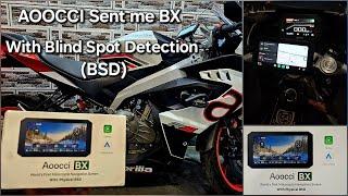 Android Auto & CarPlay Screen with BSD | AOOCCI BX Installed on RS 457 | DIY Installation and Review