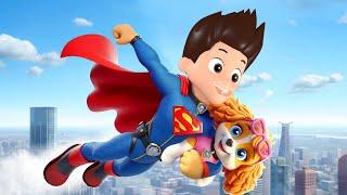 SUPERMAN RYDER Rescuing SKYE From Danger! Skye Can't Look Away | Sad Story | Paw Patrol 3D Animation