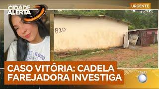 Cadela farejadora realiza nova busca por vestígios de sangue no suposto cativeiro de Vitória