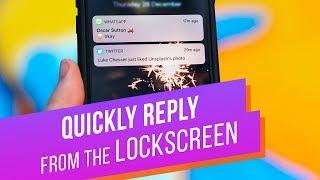 Quickly Reply to Lock Screen Messages on iPhone