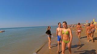 Bibione Beach Italy   Walking Tour  4K UHD 60fps 2022