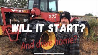 Will it Start and Drive Home?  ABANDONED Versatile 895 tractor!