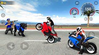 Extreme Motorbikes stunts Moto speed bikes driving #1 - Motocross Racing Bike game Android Gameplay