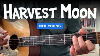  "Harvest Moon" guitar lesson w/ chords & tabs (Neil Young)