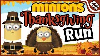 Minions Turkey Chase | Brain Break | Brain Breaks for kids| Kids exercise | Thanksgiving Run