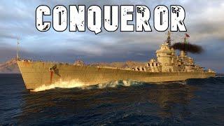 World of WarShips Conqueror - 3 Kills 300K Damage