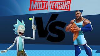 Rick VS LeBron James - Multiversus Gameplay