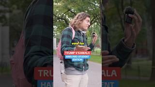 Asking Harvard Students Who They’re Voting For #harvard #trump #kamalaharris #election2024