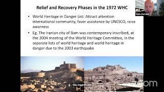 Culture Heritage and International Disaster Law: Risk Reduction and Recovery