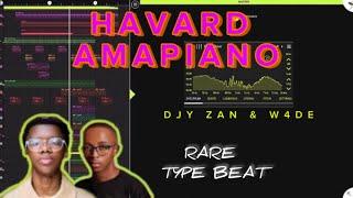 Cook Up Havard Like Djy Zan & W4DE. RARE Type Beat | Amapiano Havard FL Studio Mobile Tutoria 2024