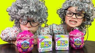 Opening Magic Mixies & Mallo Mallo Plushies - Granny Girls - Kid Toys