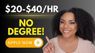 Hiring Right Now! No Degree, Work From Home Jobs Up To $40 Per Hour!