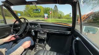 BMW 1600 Cabriolet - Driving - Colorado Orange Vollcabrio - Oldenzaal Classics