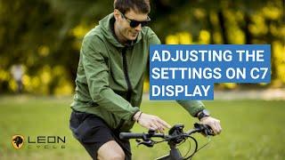 How to Adjust the Settings on Das-Kit C7 Display? | NCM Bikes