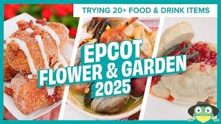 EPCOT Flower and Garden Festival 2025: Trying Over 20 Food and Drink Items and More!