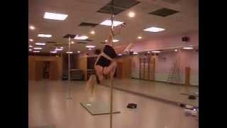 Colly Pole Dancing in heels