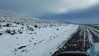 Day 122 - Wet and snowy day around the Sutherland and Calvinia in South Africa