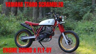 Yamaha TT600 Street Scrambler - Sound & Fly By