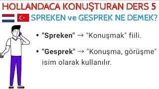 HOLLANDACA ÖĞRENİYORUM (nederlands leren,spreken,gesprek) #ders5