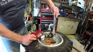 How to change your ATV tires with the BeadBuster XB-450 bead breaker