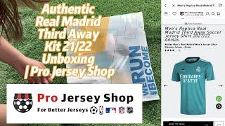 Authentic Real Madrid Third Away Kit 21/22 Unboxing | Pro Jersey Shop