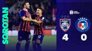 Johor Darul Ta'zim 4-0 Sabah FC | Sorotan Perlawanan Liga Super 2024/25