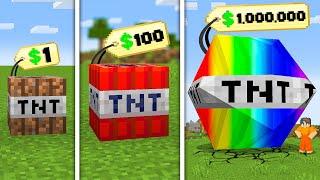 $1 to $1,000,000 TNT in Minecraft