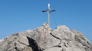 Großer Krottenkopf,  2656 Meter,  höchster Gipfel in den Allgäuer Alpen,  anspruchsvolle Wanderung