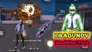 Dragunov One Tap Headshot Trick || Free Fire Auto Headshot Secret || Akib gaming || Garena Free Fire