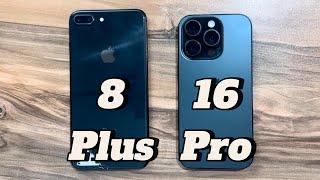 iPhone 8 Plus vs iPhone 16 Pro