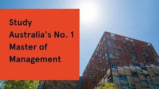 Study Australia's No. 1 Master of Management