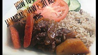 HOW TO COOK JAMAICAN STEW PORK RECIPE VIDEO 2015