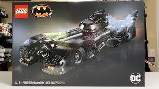 LEGO 76139 Batman 1989 Batmobile Review!