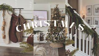 Christmas Decorate With Me 2023 || Christmas Decorating Ideas || Decorating the Tree & Living Room