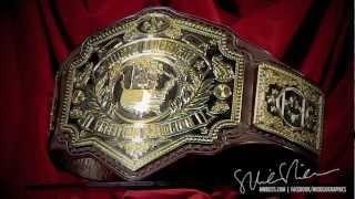 North American Championship Belt dual-plated custom by Mike Nicolau WWE