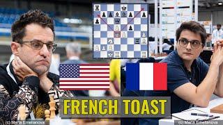 French Toast | Lagarde vs Aronian | France vs USA | Olympiad Budapest 2024