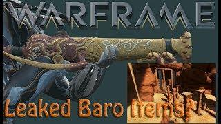 Warframe - "Leaked" Baro Items?