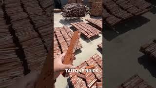 How to identify high quality recycled red brick tiles? #brick #ecofriendly #demolished #taitonebrick