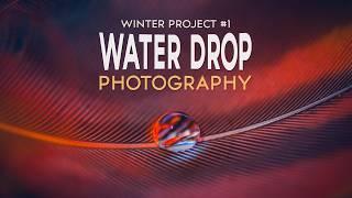 The Winter Studio #1 - Capturing Stunning Macro Photography of Water Droplets on Feathers