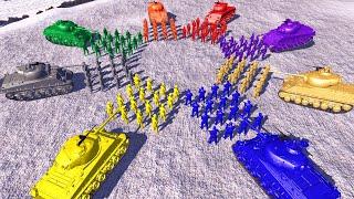 All ARMY MEN Factions ARENA BATTLE! - Men of War: Army Men Mod Battle Simulator