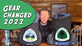 MY GEAR - Gear Changed in 2022 - for the Appalachian Trail